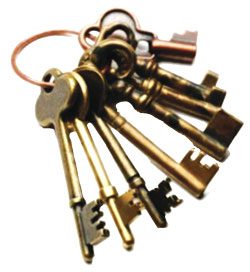 several old keys