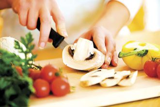 cook vegetables