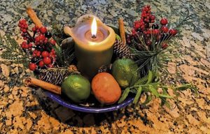 Solstice candle